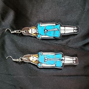 The Shining horror movie twin girls who were murdered Halloween horror fan earri